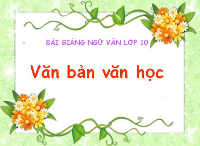 Văn bản văn học