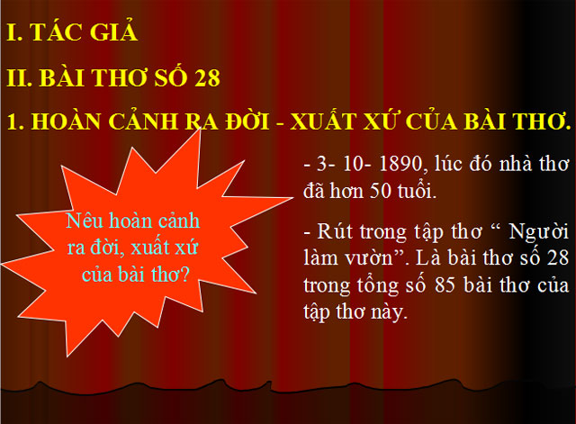  B&agrave;i thơ số 28