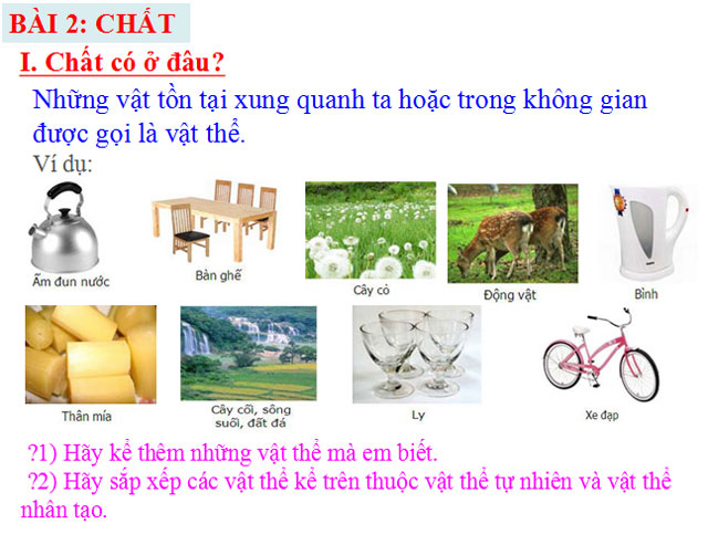 Bài giảng Chất Hóa học 8 Chất Hóa học 8