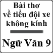 Bài giảng Bài thơ về tiểu đội xe không kính