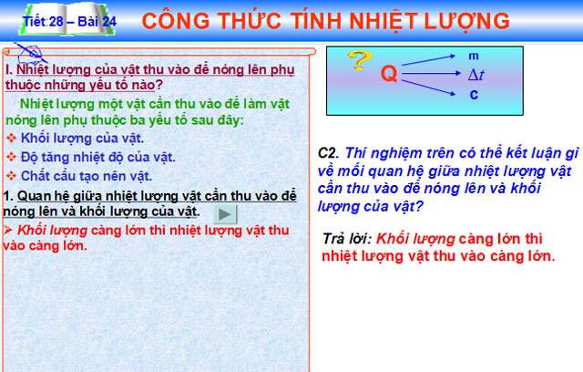 Bài giảng Vật lý 8 