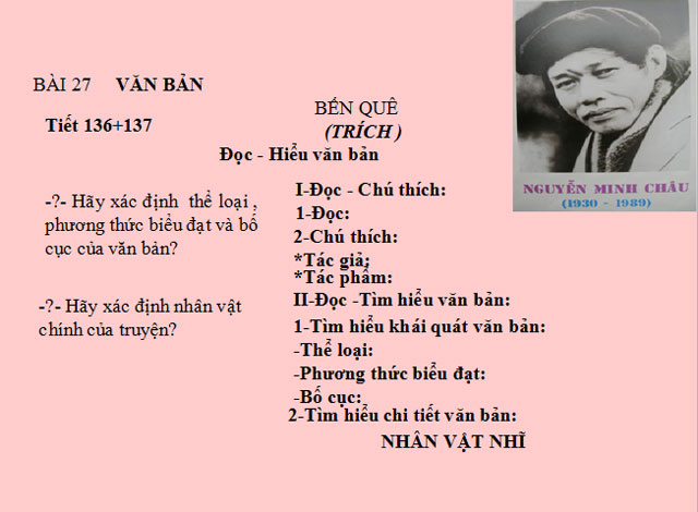 Bài giảng Ngữ văn 9