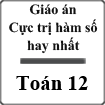 Giáo án Cực trị hàm số hay nhất
