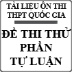 47 bài tự luận thi thử THPT Quốc gia