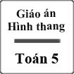 Giáo án Hình thang Toán 5