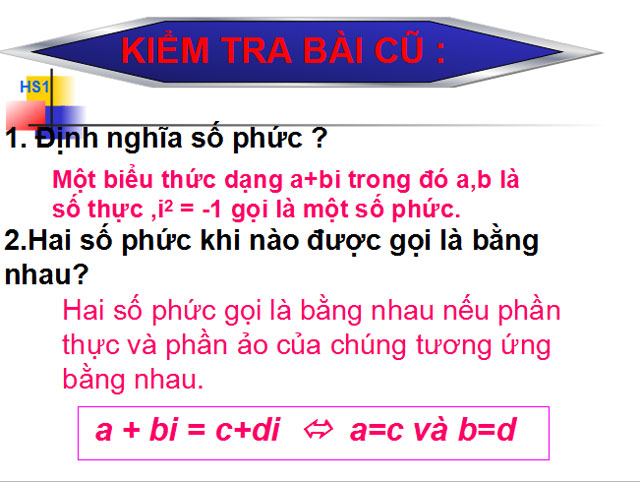 Bài giảng Toán 12