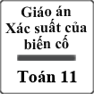 Giáo án Xác suất của biến cố
