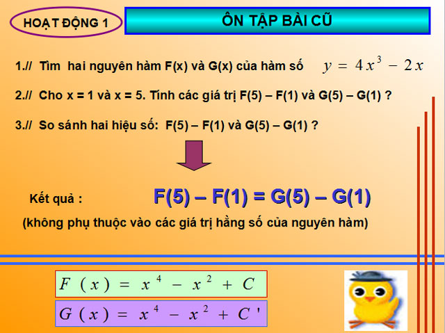Bài giảng Tích phân