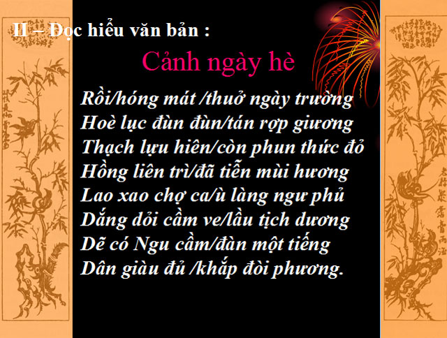 Bài giảng Ngữ văn 10