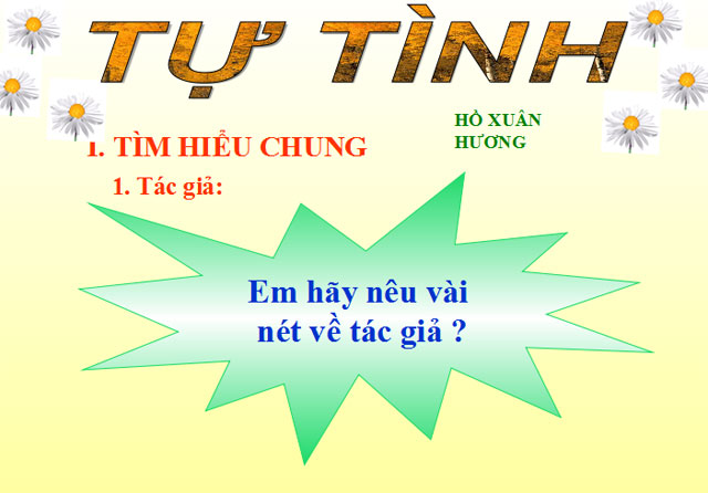 i Tự tình Ngữ văn 11 