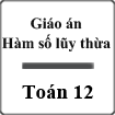 Giáo án Hàm số lũy thừa