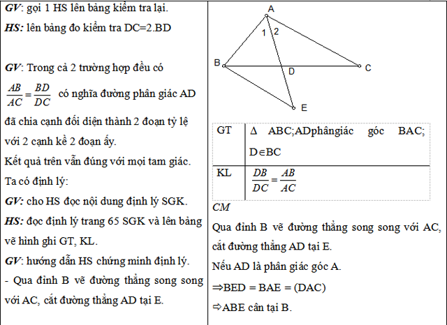 Giáo án Hình học 8