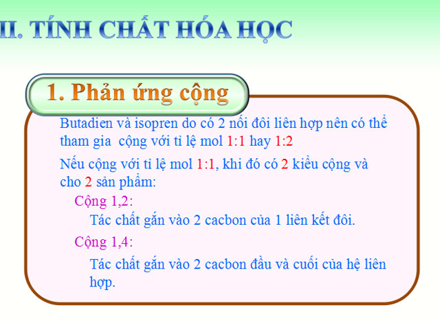Bài giảng Ankađien 