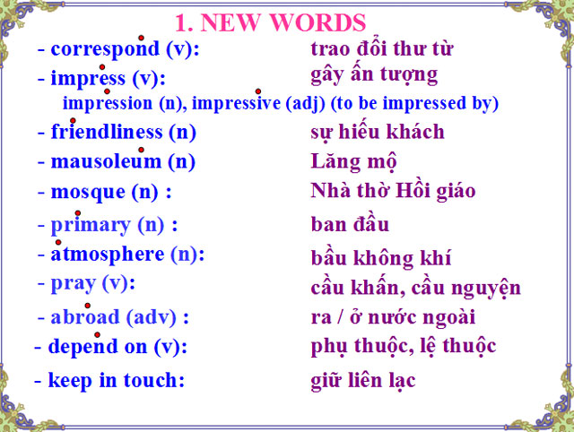  Tiếng Anh 9 Unit 1