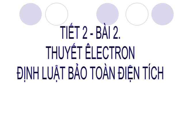  Vật lý 11 Bài 2