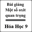Bài giảng Hóa học 9 Bài 2: Một số oxit quan trọng