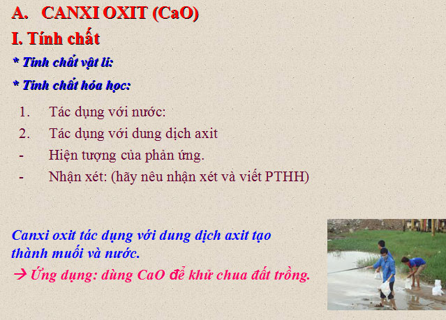  Một số oxit quan trọng