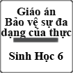 Giáo án Sinh học 6 Bài: Bảo vệ sự đa dạng của thực vật