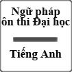 Ngữ pháp Tiếng Anh ôn thi Đại học (Phần 3)