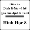 Giáo án Hình học 8 chương 3 bài 2: