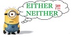 Bài tập về EITHER và NEITHER