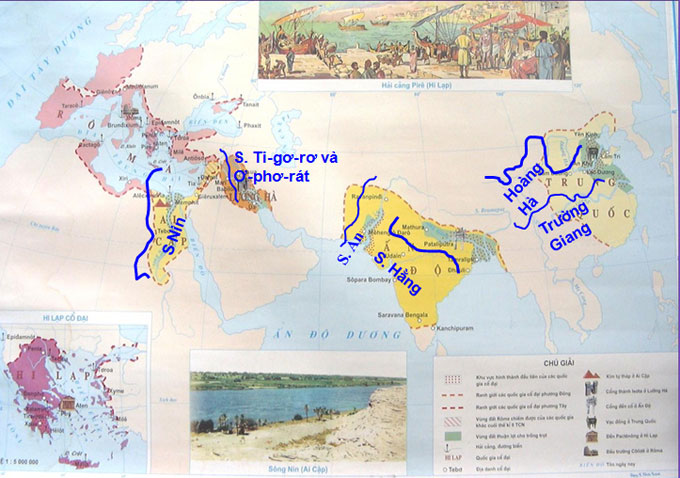 Hệ thống các sông lớn 