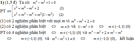 Đáp án môn toán lớp 10 