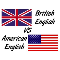 British English and American English words
