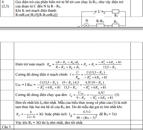 Đáp án đề thi HSG môn vật lý