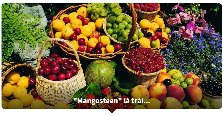 Nhìn hình đoán tên trái cây - Học từ vựng Tiếng Anh chủ đề trái cây