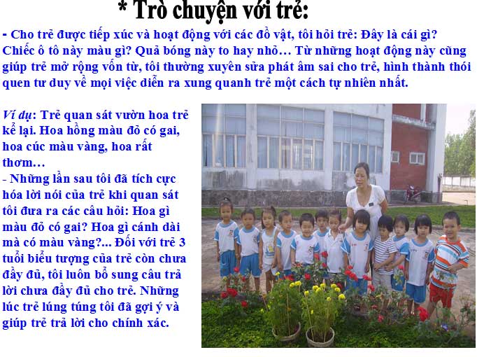 Phương pháp hướng dẫn trẻ