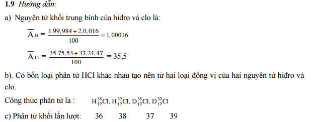 Dạng bài tập hóa học lớp 10 Dạng bài tập hóa học lớp 10