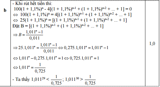 Đáp án đề thi môn toán trên máy tính lớp 9