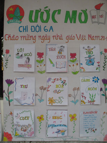 Tổng hợp những mẫu báo tường đẹp nhất