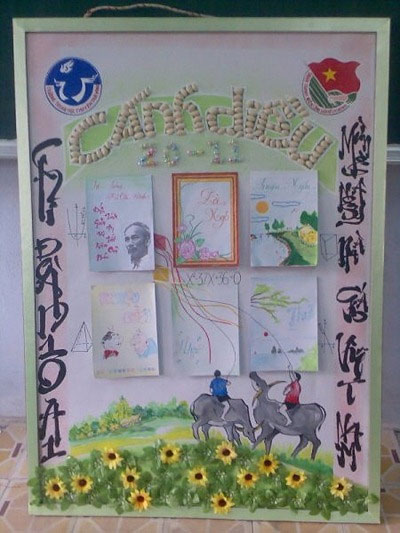 Tổng hợp những mẫu báo tường đẹp nhất