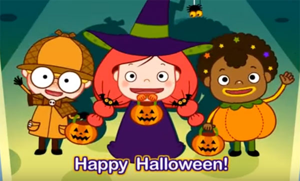  Video học tiếng Anh cho trẻ em: Knock Knock Trick or Treat 