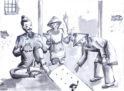 Phân tích nhân vật viên quản ngục trong Chữ người từ tù