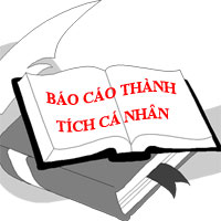Báo cáo thành tích cá nhân