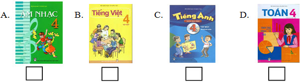 Đề kiểm tra học kì 1 môn Tiếng Anh lớp 4