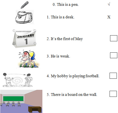 Đề kiểm tra học kì 1 môn Tiếng Anh lớp 4