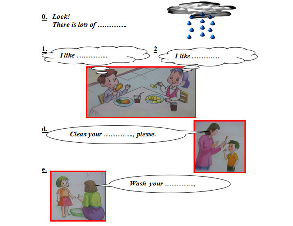Đề thi học kỳ 1 môn tiếng Anh lớp 2 có đáp án