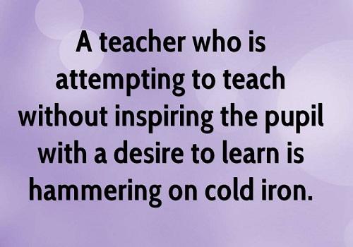 Những câu nói Tiếng Anh ý nghĩa về nghề giáo viên