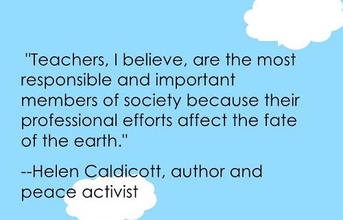 Những câu nói Tiếng Anh ý nghĩa về nghề giáo viên