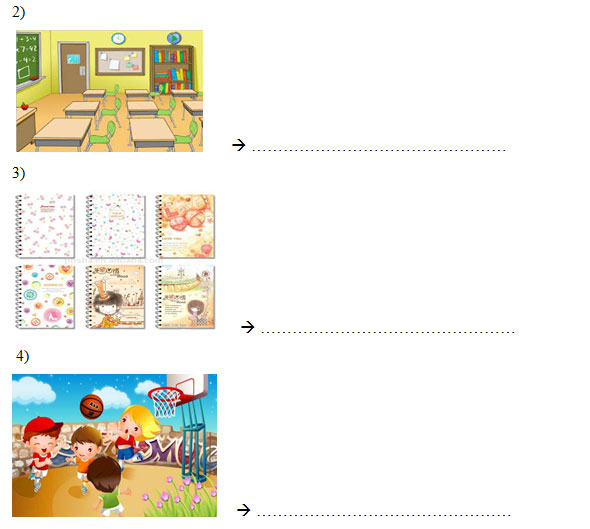 Đề thi học kỳ 1 môn tiếng Anh lớp 3