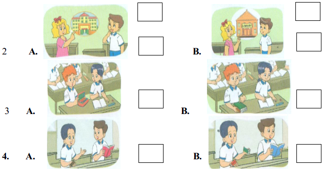 Đề thi hết học kì 1 môn Tiếng Anh lớp 3