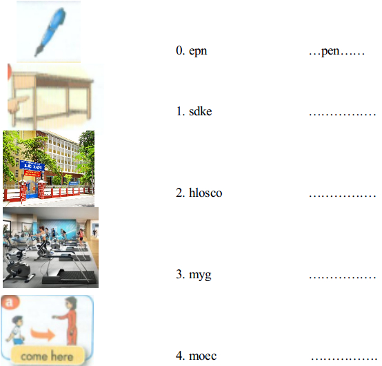 Đề thi học kì 1 môn Tiếng Anh lớp 3 trường Tiểu học Ông Ích Đường, Đà Nẵng năm 2014 - 2015 Đề thi hết học kì 1 môn Tiếng Anh lớp 3