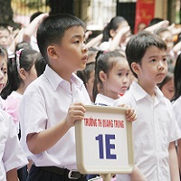 Đề thi học kỳ 1 môn tiếng Anh lớp 1 trường Tiểu học Đoàn Thị Nghiệp, Tiền Giang năm 2015 - 2016
