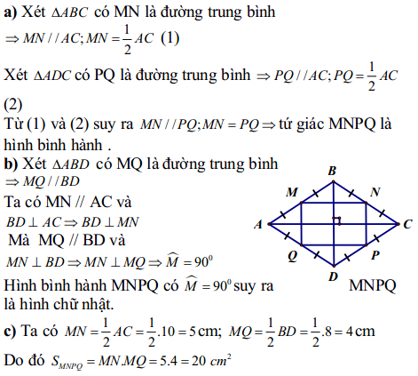 Đề kiểm tra học kì 1 môn Toán lớp 8 có đáp án