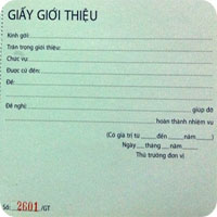 Hướng dẫn cách viết giấy giới thiệu