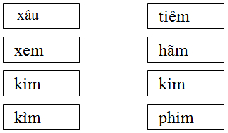 Đề thi môn tiếng việt lớp 1